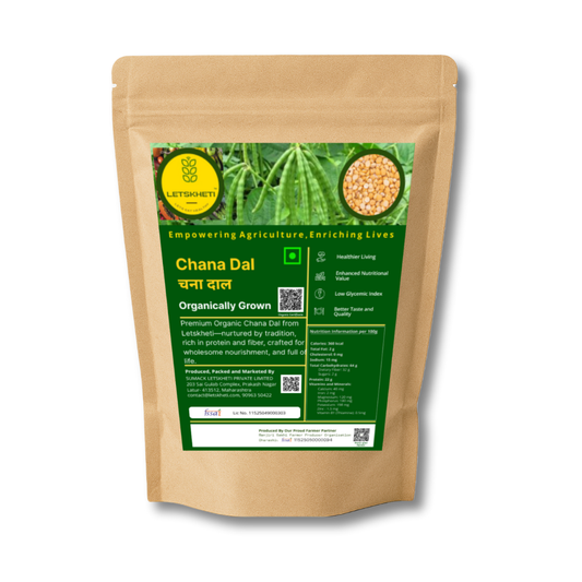 Organic Chana Dal - High in Protein & Dietary Fiber