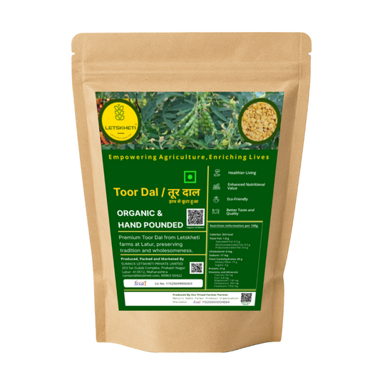 Organic Toor Dal - Hand Pounded