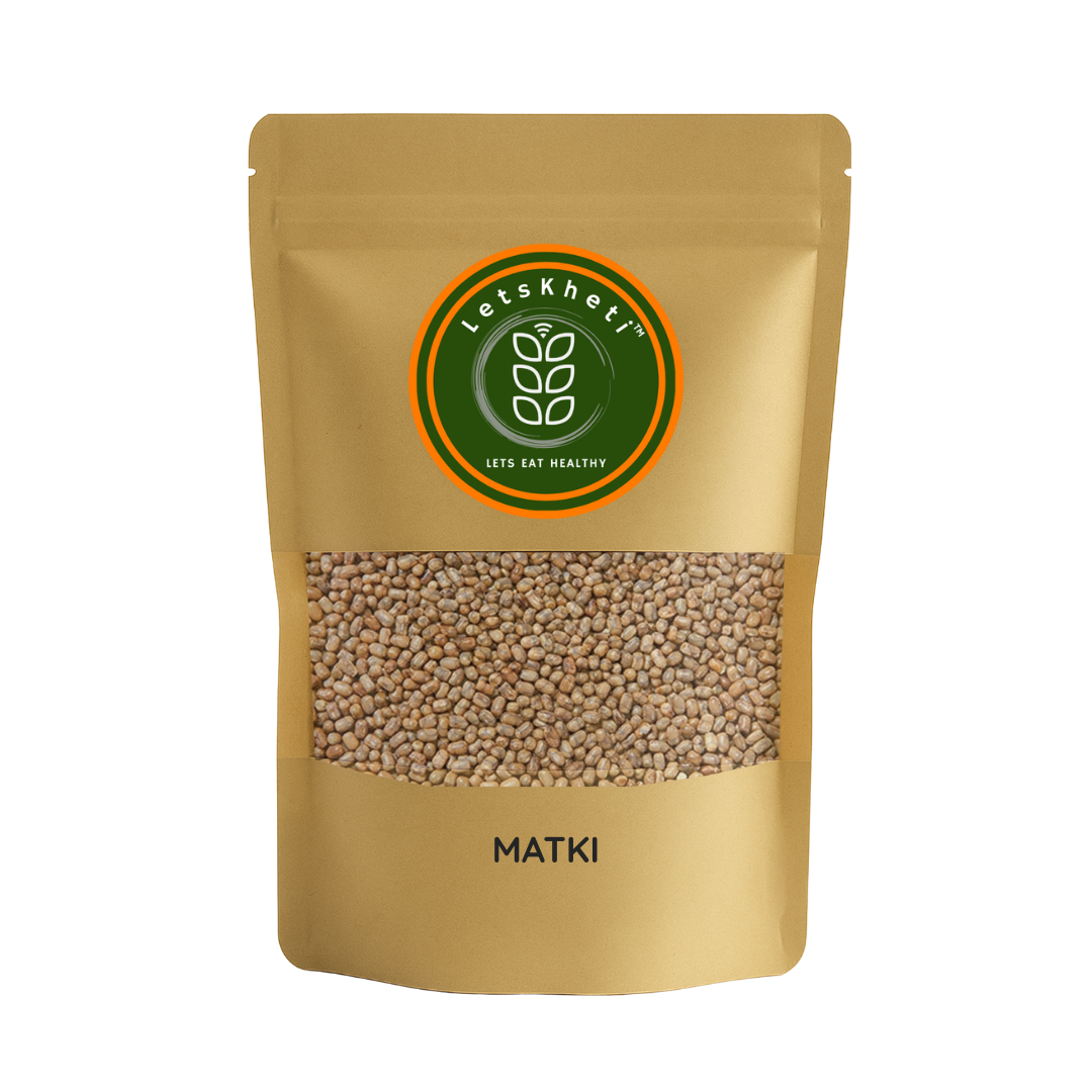 Organic Matki Moth Beans - Buy Whole Pulses Online | Letskheti
