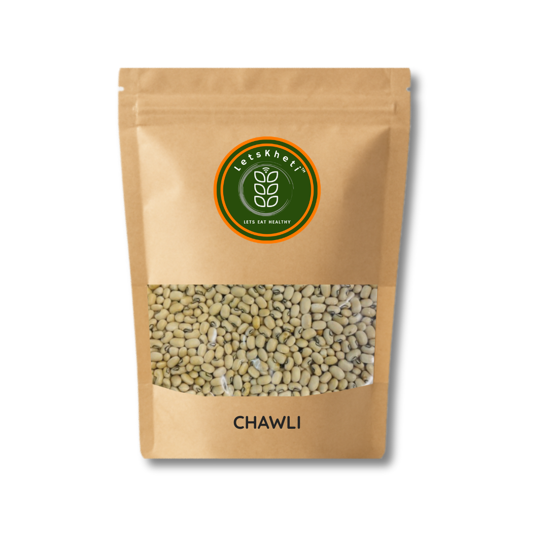 White Chawli / Lobia or Black-Eyed Beans