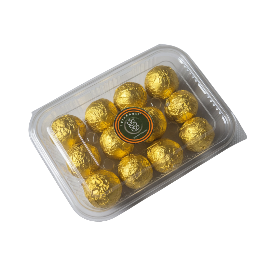 Golden Khapli Laddoo – Sweetened by Dates